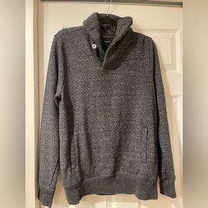 Astronomy sweater large.  Charcoal Grey.  Pockets